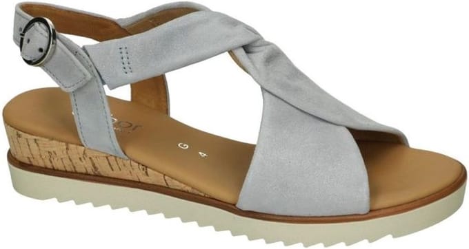 Gabor -Dames - blauw licht - sandalen - maat 39