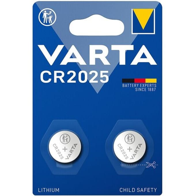 Varta CR2025 Lithium knoopcel-batterij / 2 stuks
