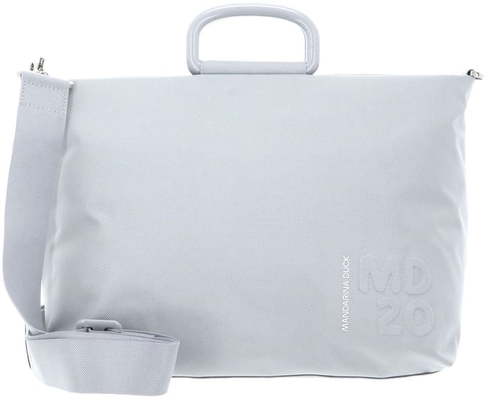 MANDARINA DUCK handtas schoudertas MD20 Handbag Pearl Lichtgrijs