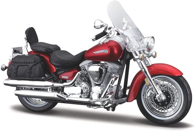 Maisto Yamaha Road Star Silverado - Modelauto - Schaal 1:18 - Rood
