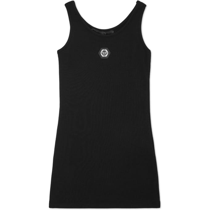 Jersey Rib Tank Top Mini Dress