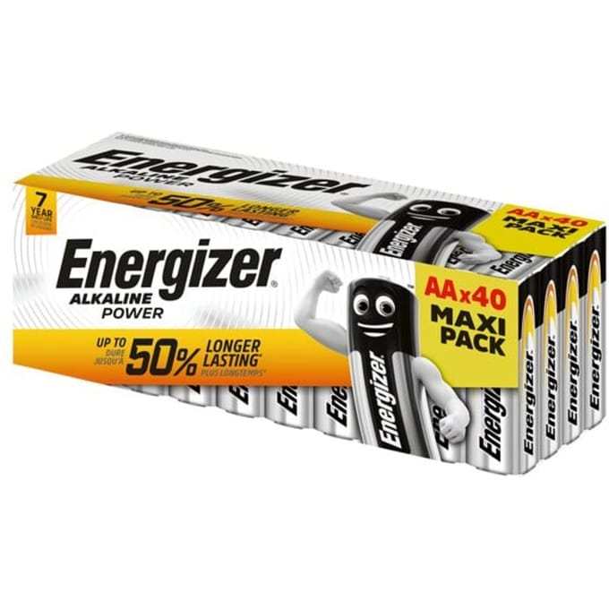 Energizer Power LR06 AA batterij (penlite) Alkaline 1.5 V 40 stuk(s)