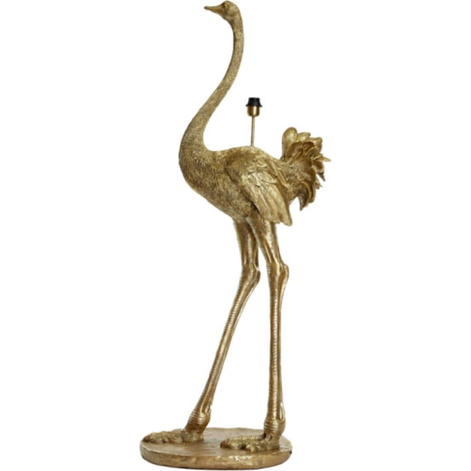 Light & Living Vloerlamp Ostrich 147cm - Antiek Brons
