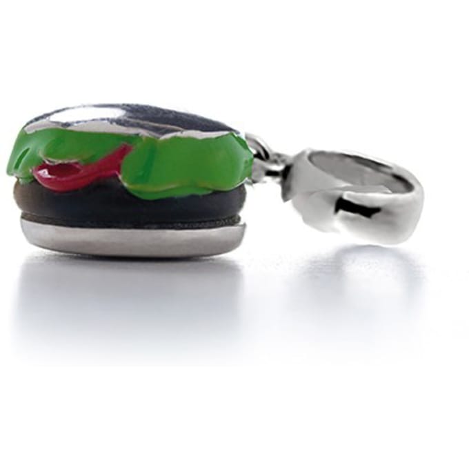 Pendentif Luxenter en argent sterling 925 fini en rhodium - Hamburger gray