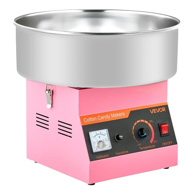 Machine à barbe à papa commerciale Électrique Fil de sucre Rose
