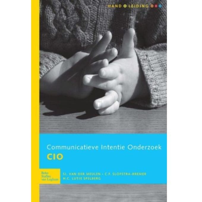 Communicatieve Intentie Onderzoek - Cio - S. van der Meulen