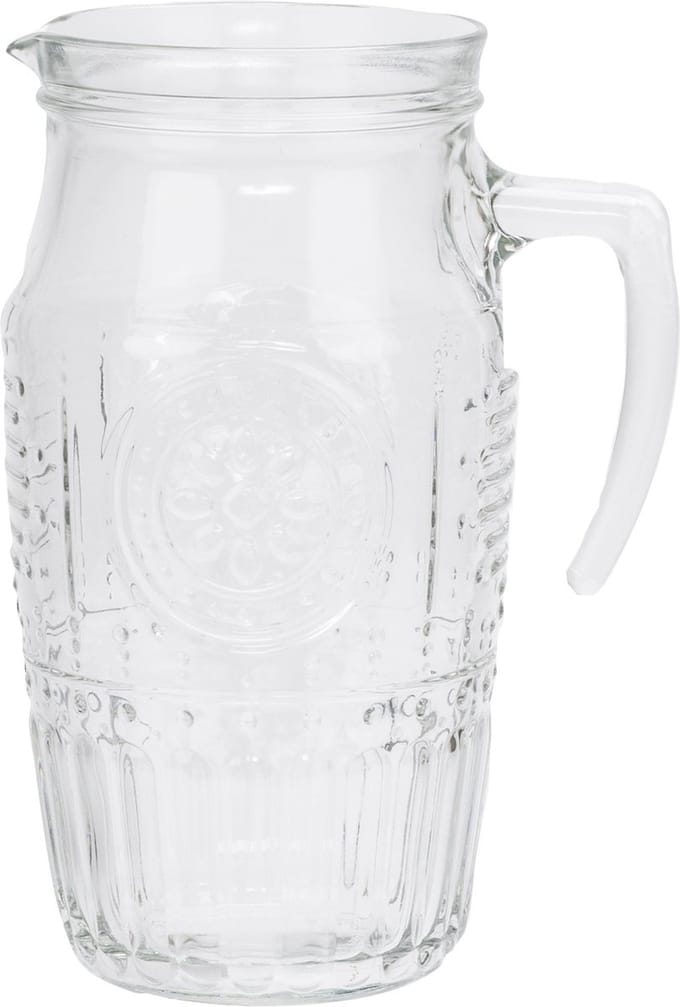 Bormioli Rocco waterkan - glas - transparant - 1,8 liter - schenkkan