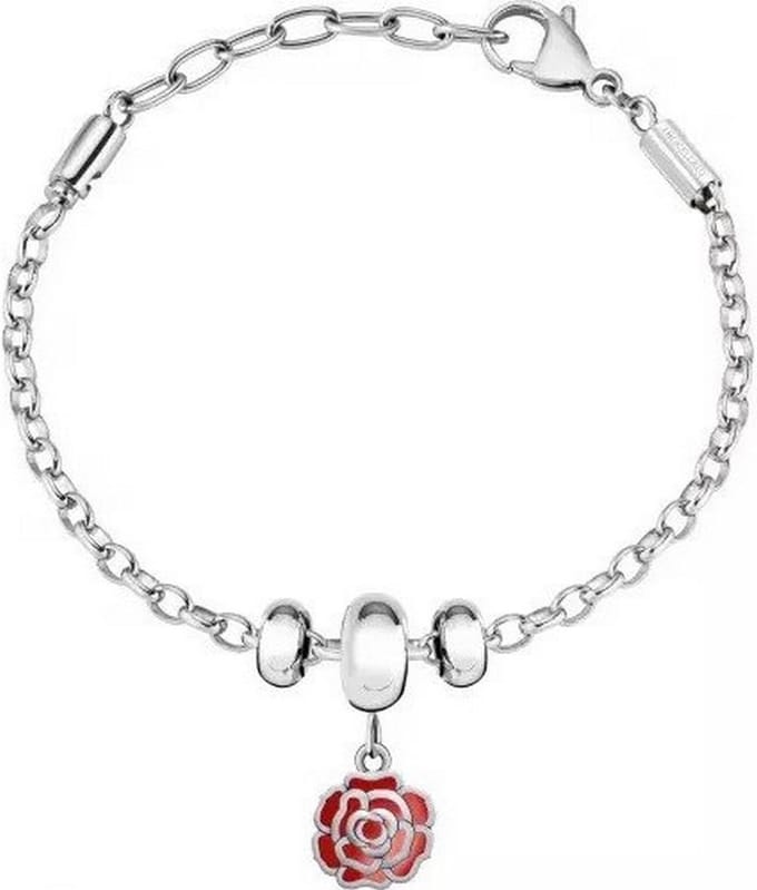 Bracelet femme Morellato Drops chaîne en acier inoxydable SCZ965 white