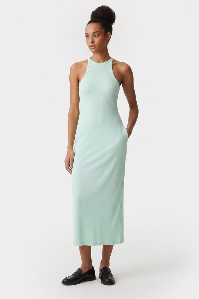 IRO Paris Palomo Dress Aqua Größe: M | Midikleider Outlet | Damen | Cyan