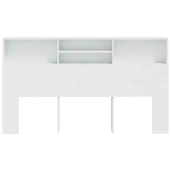 vidaXL - Hoofdbordkast - 180x19x103,5 - cm - wit
