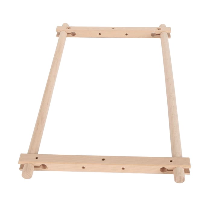 Kruissteekframe Rechthoekig Verwijderbaar Hout Handwerk Spanraam Quiltring Standaard voor white