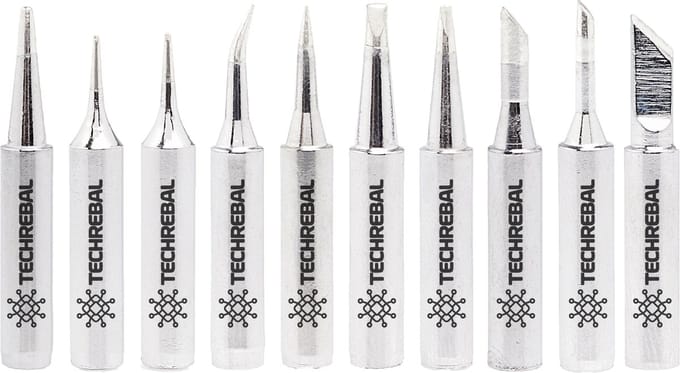 Techrebal - Soldeerpuntenset - 900M - 10 stuks - Aluminium Logo