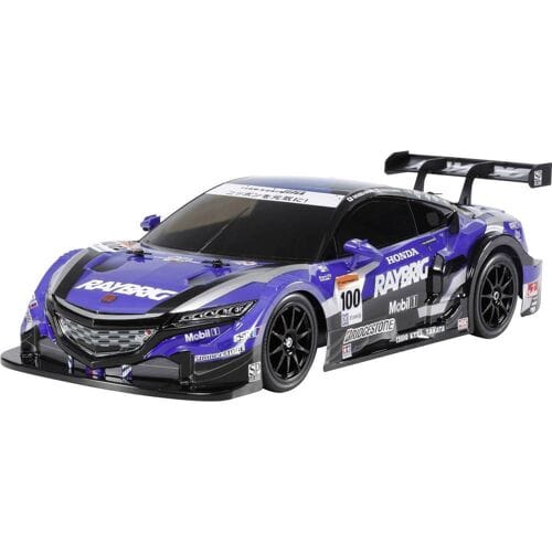 Tamiya 1:10 RC auto Elektro Straatmodel Raybrig NSX Concept-GT Brushed 4WD Bouwpakket TT-02