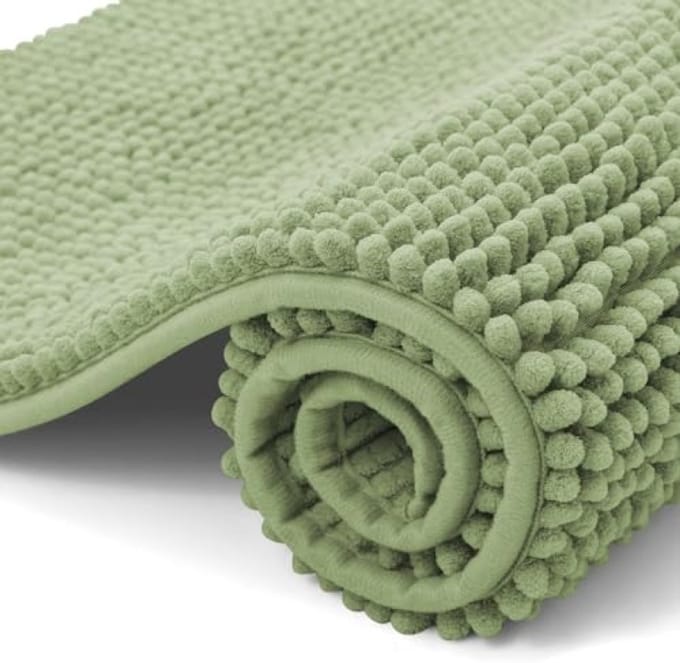 Chenille Badmat - Zacht, Antislip en Absorberend - 50x80 cm