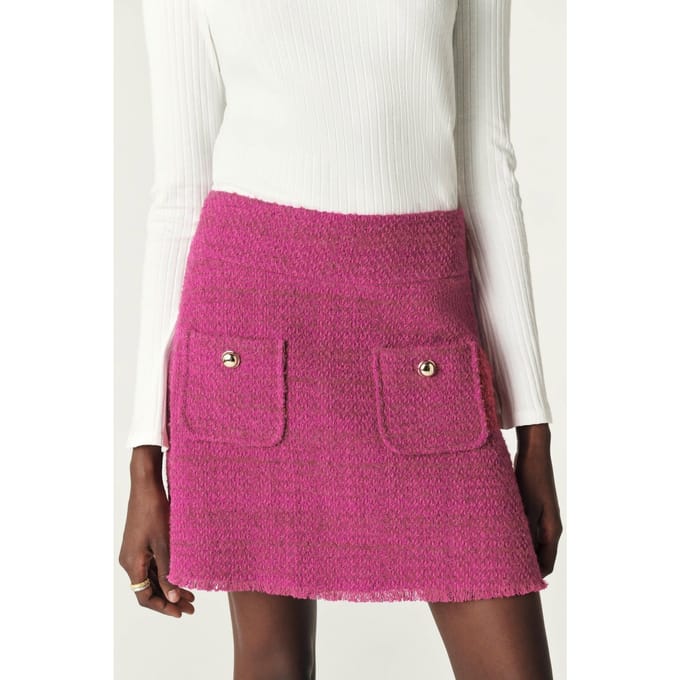 BA&SH Jupe Bonnie Rose Taglia: 42 | Minigonne Outlet | Donna | Rosa