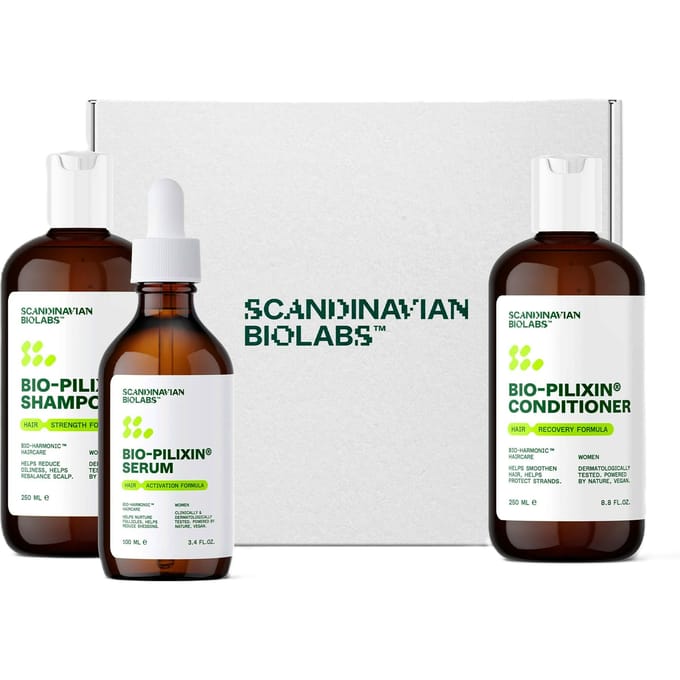 Scandinavian Biolabs Hair Routine Women 250 ml + 250 ml + 100 ml