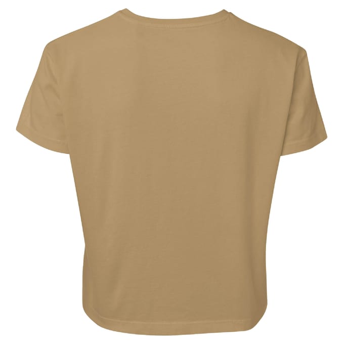 The Goonies Retro Logo Women's Cropped T-Shirt - Tan - XL