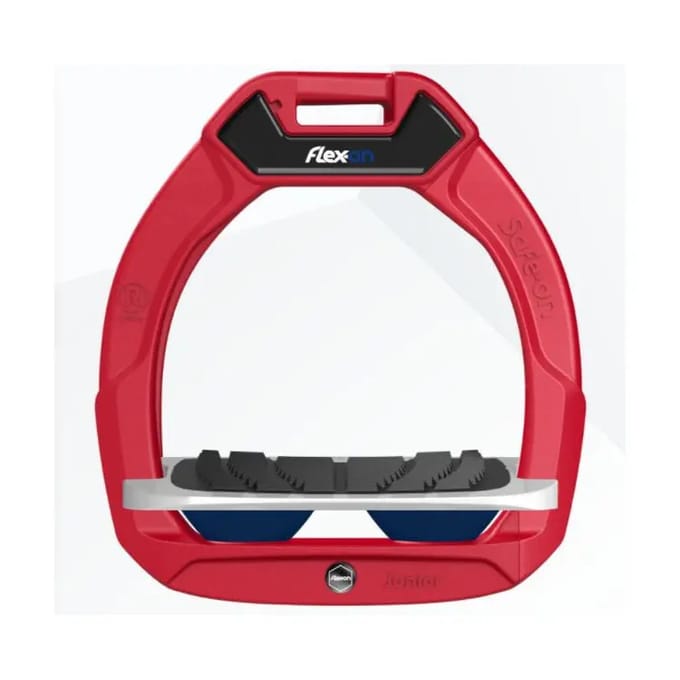 Kantelbare stijgbeugels Grip Rood/Grijs/Marine Flex-On Green Composite