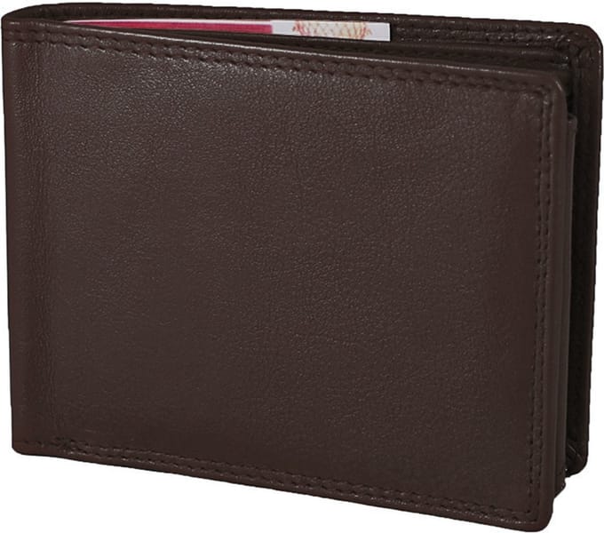 Houtkamp Leren Heren Portemonnee - Billfold - Nappa Leer - Bruin