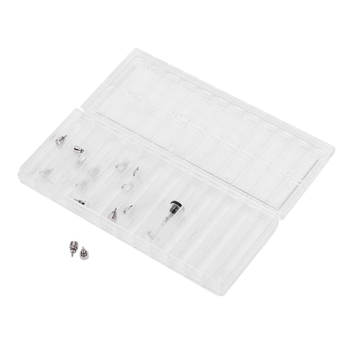 Couronne de montre de type vissé Bouton de chronographe Poussoir de montre Accessoire AC6057SPS white