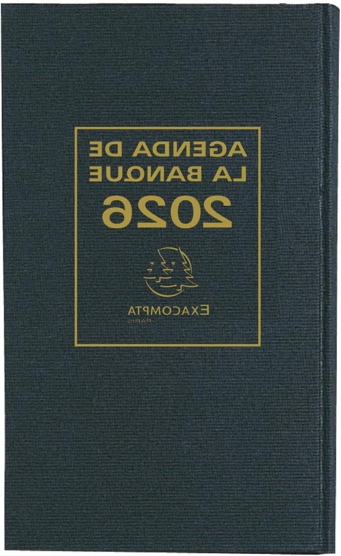 Bank Dagboek - Agenda - Financiële Planning - Groot Formaat - 28 x 17.5 cm - Zwart