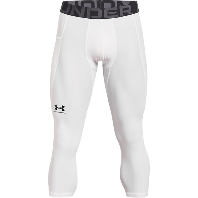 Under Armour Heatgear Tight Heren-Wit,Zwart
