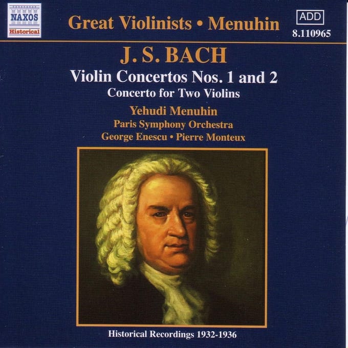 Yehudi Menuhin - J.S. Bach: Violin Concertos 1 & 2 (CD)