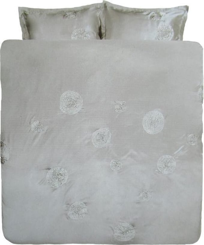 Cinderella Brooklyn Dekbedovertrek - Eenpersoons - 140x200/220 cm - Zilver
