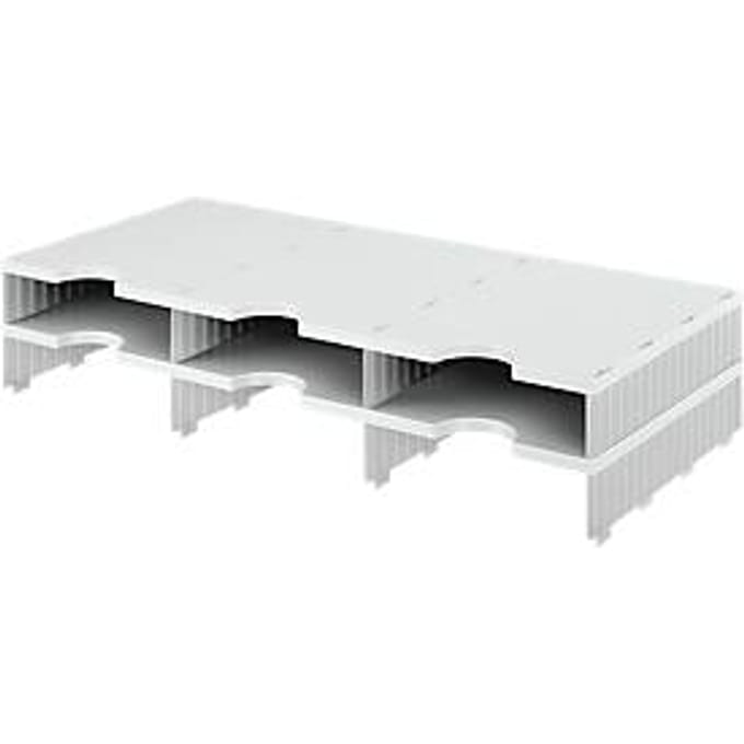 styro® sorteerstation styrodoc Standaard, C4, polystyreen, aanbouweenheid, grijs/grijs