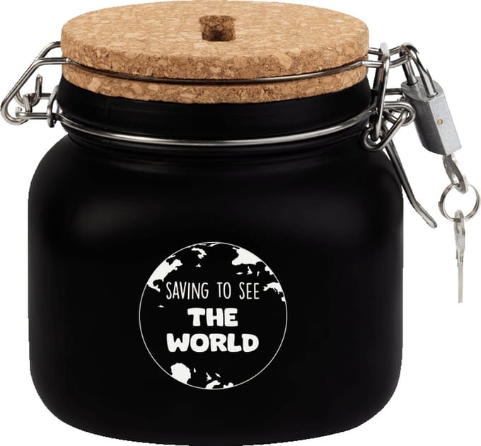 Luxe Spaarpot - Saving to see the world