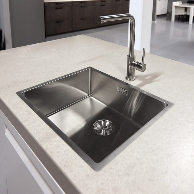 Lorreine Superplug series spoelbak 45x40cm RVS 45SP
