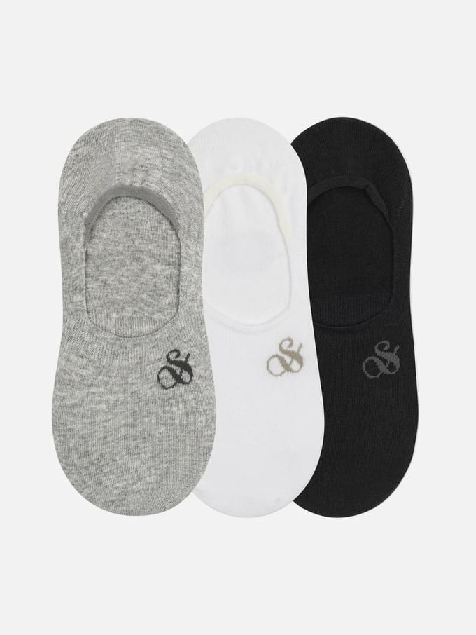 Scotch & Soda Non Terry Liner Sokken 3-pack - Heren