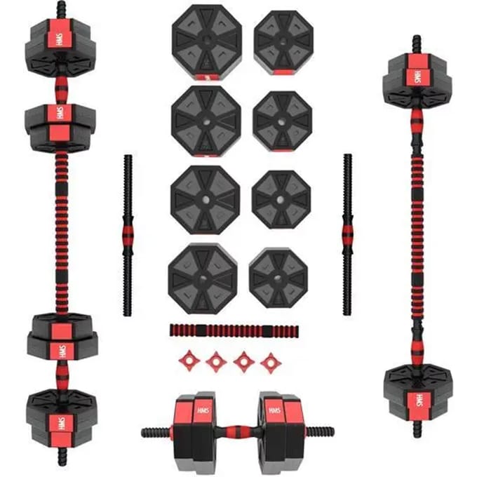 HMS Verstelbare Halter en Dumbbell Set - 15 kg