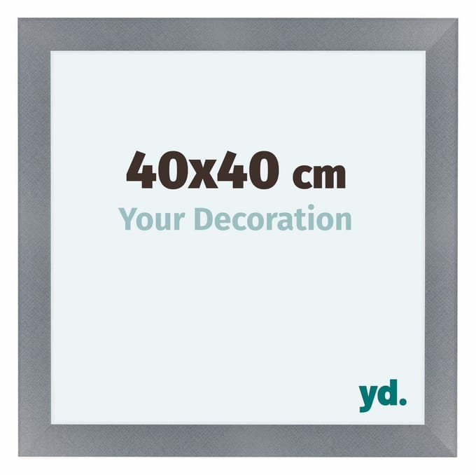 Your Decoration - Fotolijst 40x40 cm - MDF - Aluminium Geborsteld - Como