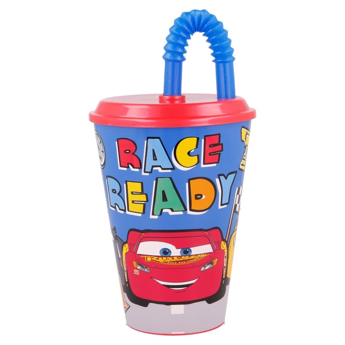 Cars Drinkbeker met rietje