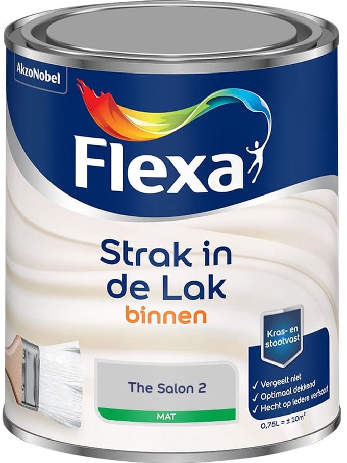 Flexa - Strak In De Lak Binnenlak Mat - The Salon 2 - Mengverf - 750 Ml
