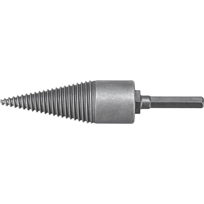 Bois de bûche fendant le marteau électrique foret séparateur cône bois de chauffage fendu Hex shank