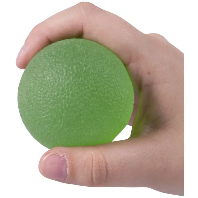 Vinger & hand oefenballetje : medium - groen