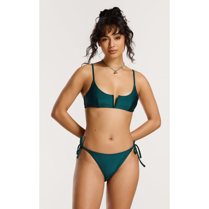 Shiwi Leah Bikini Set Green Botanic Taglia: 34 | Bikini Outlet | Donna | Verde