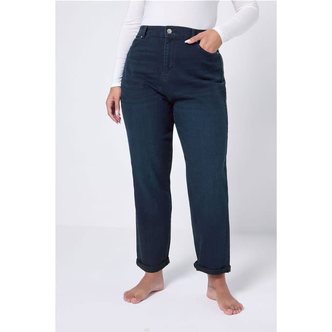 Yours Donkerblauwe Boyfriend Jeans Size 52