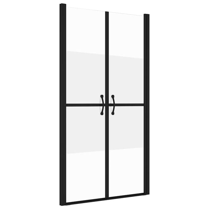 vidaXL - Douchedeur - (98-101)x190 - cm - ESG - halfmat