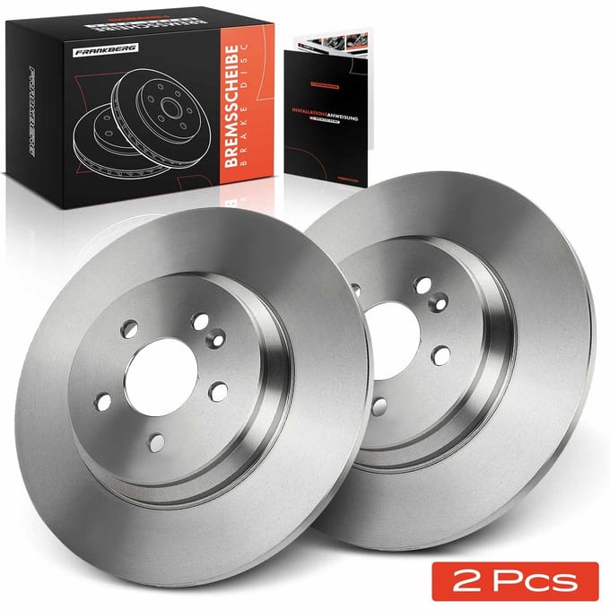 Frankberg 2x Remschijven Achteras voor Benz M-Klasse W163 27L-54L