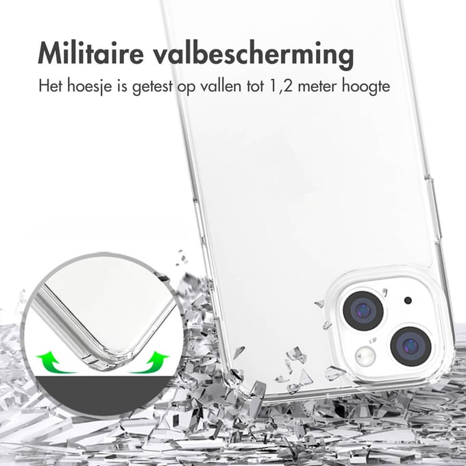 Accezz Hoesje - Geschikt voor Apple iPhone 14 Plus - Xtreme Impact Backcover 2.0 - Transparant