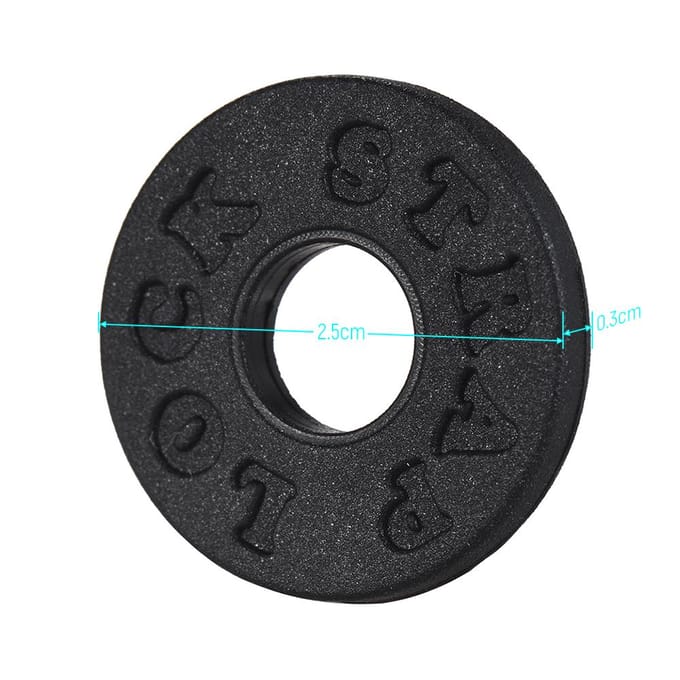 4 stuks basgitaarbandsloten blokken rubber materiaal gitaaronderdelen black