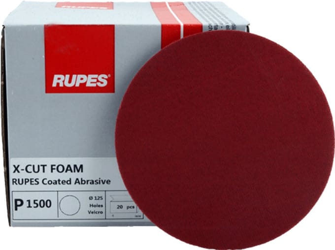 RUPES - X-Cut Foam Abrasive P1500 125mm