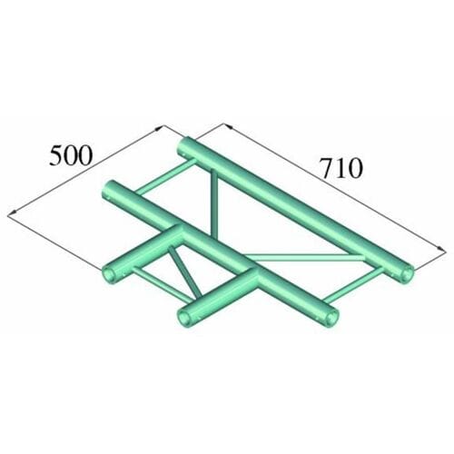 Alutruss BILOCK BQ2-PAT35H Ladder truss T-stuk 90 °