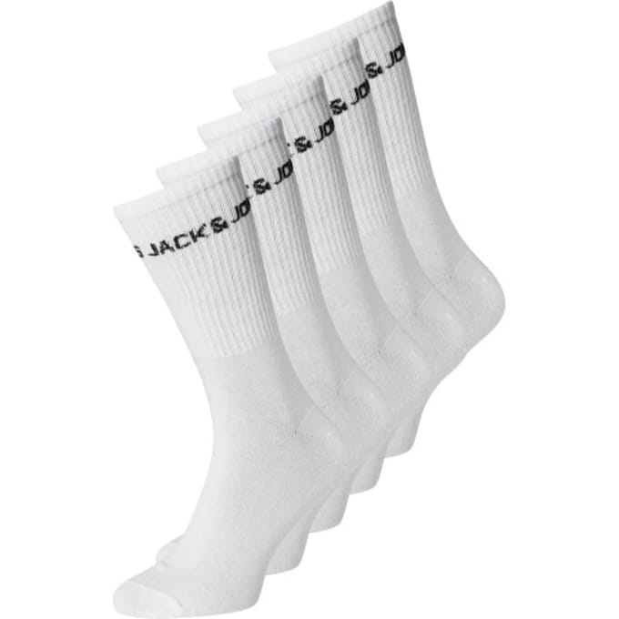 JACK & JONES- JACBASIC LOGO TENNISSOCK 5 PACK NOOS JNR - Jongens - Socks