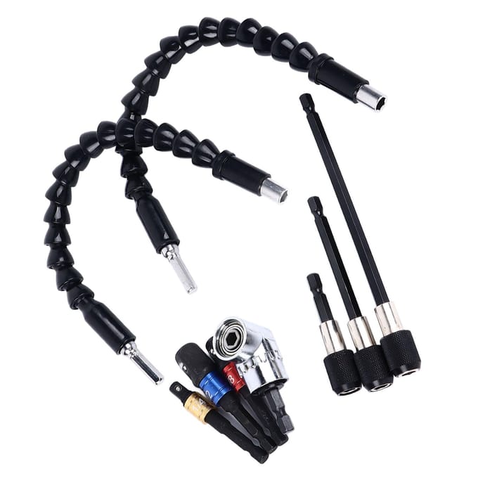 Boorverlengset Multifunctioneel Snelkoppeling Universeel Flexibele Schacht Bithouder Set voor
