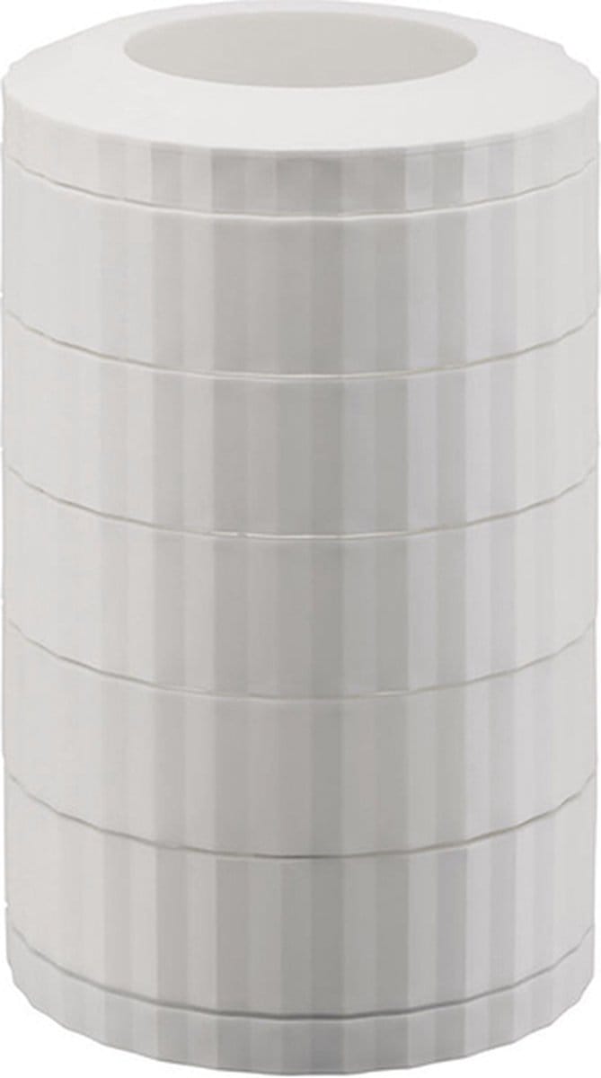 Alessi Plissé Koffiecapsulehouder Wit