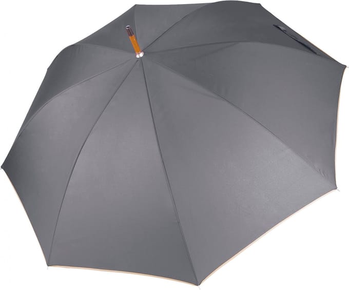 Kimood Automatische Paraplu KI2020 - Dark Grey / Beige - One size